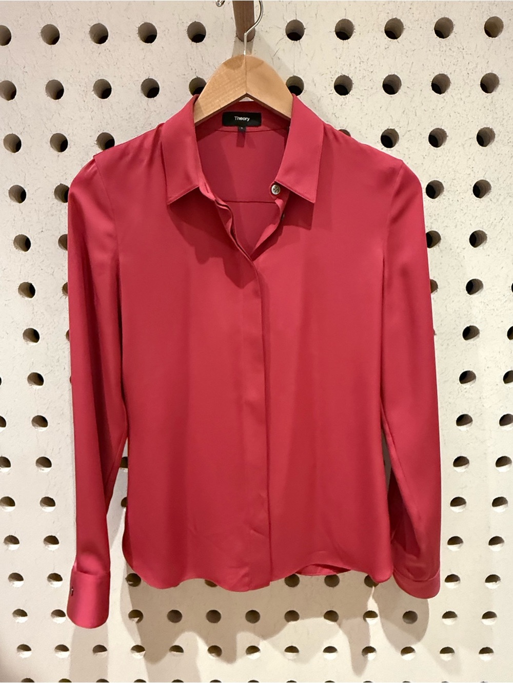 Theory silk shirt